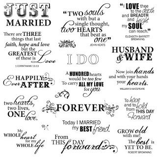 What would be a good love quote to put at the beginning or end of your ... Wedding Pyrography, Just Married Quotes, Glass Quotes, Married Quotes, Things To Write, Christmas Verses, Scrapbook Quotes, Scrapbook Titles, Card Sayings