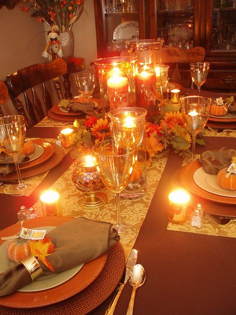 by dining delight - beautiful for any autumn meal or Thanksgiving Thanksgiving Table Settings Aesthetic, Thanksgiving Dinner Table Aesthetic, Thanks Giving Dinner Table Decor, Big Thanksgiving Dinner Table, Thanksgiving House Decor, Thanksgiving Table Aesthetic, Hosting Friendsgiving Aesthetic, Friendsgiving Aesthetic Table, Cozy Thanksgiving Aesthetic