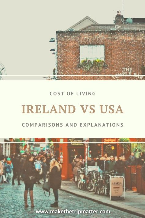 The cost of living in Ireland vs the U.S. is an important factor as an expat looking to move abroad. This article breaks down and explains the cost of living in Ireland as compared to living in the United States. Move To Ireland From America, Ireland Living, Moving To Ireland From America, Move To Ireland, Living In Ireland, Homes In Ireland, Moving To Ireland, Wales Uk, Wind Of Change