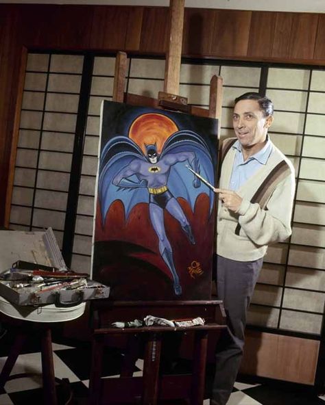 Bob Kane Batman 1960s Pictures, Batman Painting, The Bat Man, Bob Kane, Superhero Batman, I Am Batman, Last Ride, Im Batman, Illustrator Artist