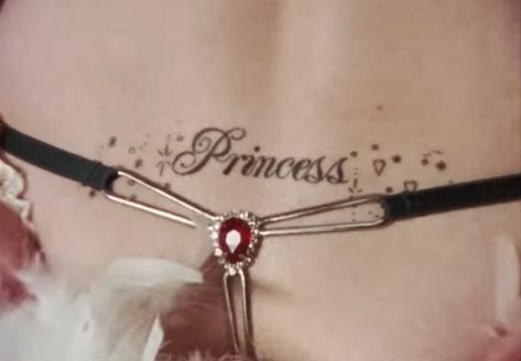 chappell roan's princess tattoo from the 'naked in manhattan' music video.   february 18th, 2022 Chappel Roan Tattoo, Chappell Roan Tattoo, Chappel Roan, Midwest Princess, Princess Tattoo, Romanticising Life, Chappell Roan, Body Stickers, Sun And Stars