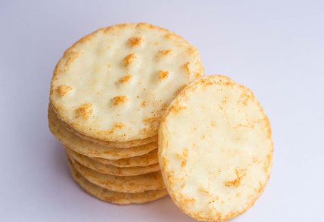 Rice Cracker Recipe Rice Crackers Recipe, Rice Cracker Recipe, Recipe For Rice, Cracker Recipe, Rice Cracker, Meal Schedule, Crackers Recipe, Rice Crackers, Packaged Snacks