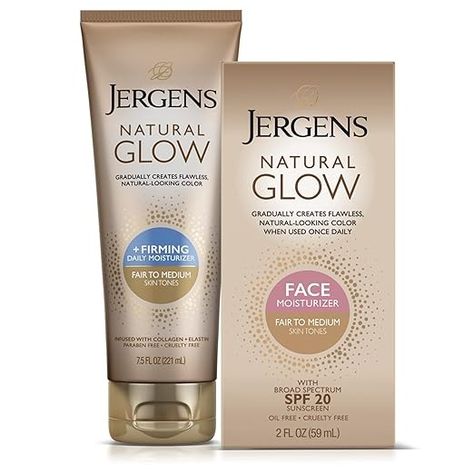 Jergens Tanning Lotion, Jergens Natural Glow, Tanning Moisturizer, Sunscreen Oil, Glow Face, Skin Care Lotions, Extra Dry Skin, Moisturizing Body Lotion, Tan Body