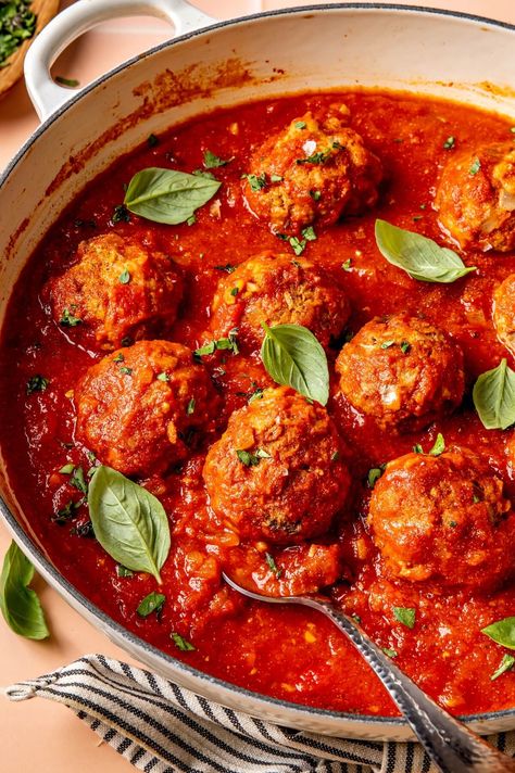 WEEKNIGHT STOVETOP MEATBALLS (GLUTEN-FREE, DAIRY-FREE) Meatball Recipes Gluten Free Dairy Free, Italian Meatball Recipes Dairy Free, Dairy And Gluten Free Meatballs, Non Dairy Meatballs, Dairy Free Meatball Recipes, Bison Meatball Recipes, Turkey Meatballs Dairy Free, Gluten Free Dairy Free Lunch, Gluten And Dairy Free Dinner