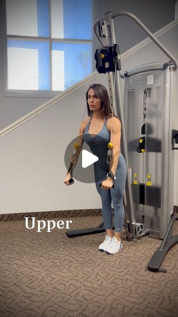 Jessica Schilling on Instagram: "Upper Body Workout🔥Cable Needed. Make sure to Save it and Share with your friends💕

One spot, one machine, all we need to have an incredible chest and back workout loaded with core engagement and unilateral work building strength to a degree that balance both sides equally. 
This workout you can train individually or as a superset, increasing slightly the rep scheme. Let’s get to work 💪💪

The structure: 4 sets - 10 to 12 reps with pause contractions
1- High to Low Chest Press
2- Dual Grip Straight Arm Pulldown
3- Chest Fly
4- Dual Grip Row
5- low to High Chest Fly
6- Low to High Bent Row

#chestday #backday #workoutroutine #strongcore #lifestyle" Straight Arm Pulldown, Chest And Back Workout, Core Engagement, Work Building, Chest Press, Chest Fly, Building Strength, Cable Machine, Strong Core