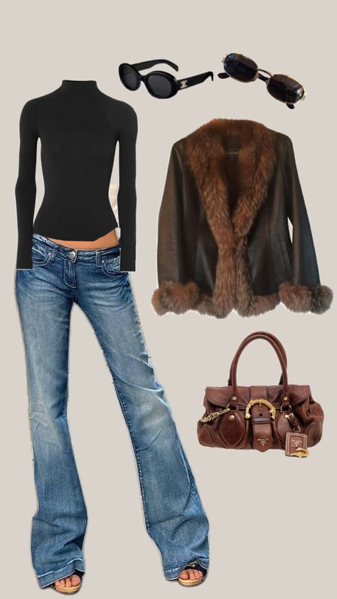 Nyc 2000s Fashion, Sophisticated Fall Outfits Classy, Modern Outfit Aesthetic, Winter Outfits Dark Feminine, Early 2000s Winter Outfits, Napa California Outfits, Dream Clothes Winter, First Date Outfit Fall Night, 2000s Romcom Outfits