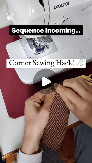 Lindsey  |  Inside The Hem on Instagram: "Stitching together sewing truths! Ever come across those ‘too good to be true’ sewing hacks? I’m putting them to the test! Watch as I try out popular sewing tips from other creators and uncover the reality behind the hype. 🤔 Ready to separate fact from fiction? Let’s dive in!  First up is this hack for sewing corners from @madamsew! Seems easy enough but does it really work? Watch me put it to the test in real time!  SPOILER: it did work! Yah. But it took me 3 times to figure it out. Turning the fabric so that the corner is pointing up and folding the first fold on the bias was the key to figuring it out. After that, it was smooth sailing!  #virtualsewingclass #sewinglessons101 #simplesewing101 #sewing101thebasics #sewingtutorialsforbeginners #lea Sewing Corners Tips, Unpicking Seams, How To Tune Up A Sewing Machine, Sewing Corners, Sewing Machine Tension Problems, How To Sew A Blind Hem With A Sewing Machine, Adjusting Tension On Sewing Machine, Work Watch, Smooth Sailing