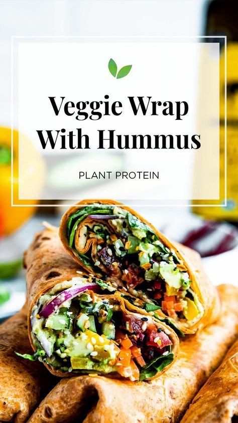 Savor the perfect blend of creamy hummus and fresh, crunchy veggies wrapped in a soft tortilla for a delightful meal that satisfies both your taste buds and your health goals. This easy-to-make wrap is packed with flavor and nutrients, making it an ideal choice for lunch or a light dinner. Enjoy a burst of Mediterranean goodness in every bite with this wholesome and delicious wrap that’s perfect for on-the-go or a cozy meal at home. Vegan Wrap Recipes, Tofu Veggie Stir Fry, Pumpkin Hummus Recipe, Vegan Wrap, Veggie Wrap, Creamy Hummus, Bread Sandwich, Pumpkin Hummus, Vegan Wraps