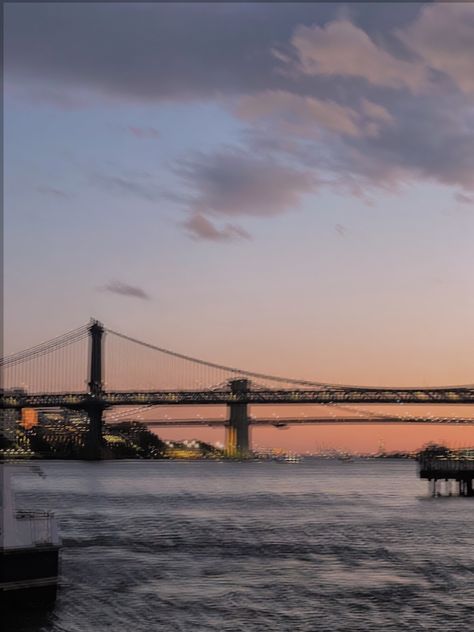 New York Blurry, Water Bridge, Bridge Night, City View Night, New York City Night, Rich Luxury, Dark Modern, Blurry Pictures, Picture Places