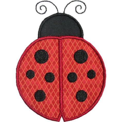 Simple Ladybug Applique Design Applique Patterns Free, Ladybug Applique, Simple Applique, Appliqué Designs, Tote Bag Tutorial, Towel Embroidery, Sewing Appliques, Gifts For Photographers, Square Photos