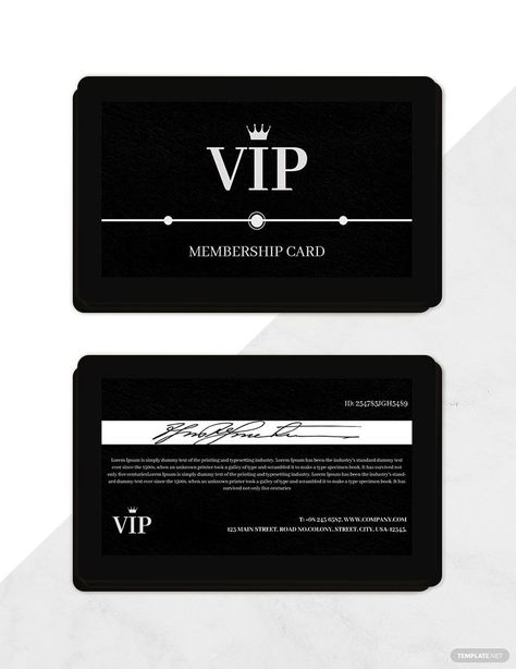 Instantly Download Amazing Membership Card Template, Sample & Example in Microsoft Word (DOC), Adobe Photoshop (PSD), Adobe InDesign (INDD & IDML), Apple Pages, Adobe Illustrator (AI), Microsoft Publisher Format. Available in 3.5x2 inches + Bleed. Quickly Customize. Easily Editable & Printable. Aesthetic Id Card Template, Membership Card Template, Vip Card Design, Club Membership Card, Kotak Bento, Member Card, Paper Dolls Diy, Vip Card, Paper Toys Template