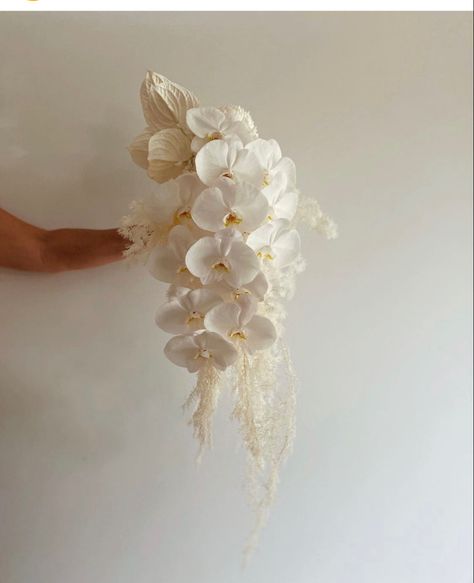 Simple Wedding Bouquets, Wedding Color Combos, Wedding Bouquets Bride, Bridal Bouquet Flowers, Orchid Wedding, Hand Bouquet, Future Wedding Plans, Floral Studio, Shop Wedding