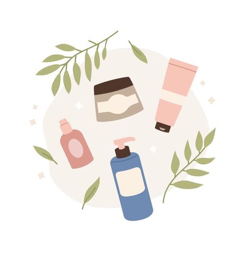 Set of creams, sprays and tubes for skincare. Icon, logo. Beauty. Cleansing and moisturizingproducts. Flat vector illustration. Skincare Icon, Hand Cream Gift Set, Logo Online Shop, Skincare Logo, Lotion Gift, Vector Technology, Logo Beauty, Care Logo, Gift Sets For Women