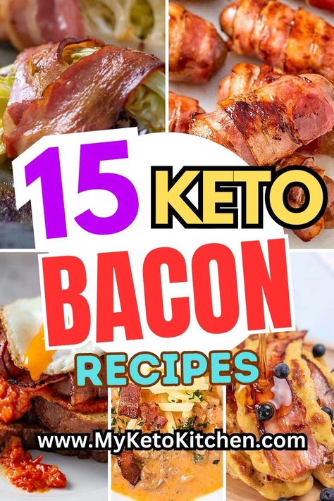 Keto Bacon Recipes, Desayuno Keto, Keto Bacon, Keto Breakfast Recipes, Keto Diet List, Bacon Lover, Starting Keto Diet, Diet Breakfast Recipes, Lchf Recipes