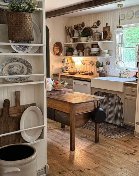 Kate Bowler, Cottage Core Kitchen, To The Wonder, Cottage Kitchens, Gorgeous Kitchens, Kitchen Redo, Cottage Kitchen, French House, Dream House Decor