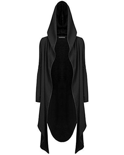 Gothic Cardigan, Gothic Casual, Goth Tops, Occult Witch, Streetwear Minimalist, Punk Tops, Gothic Tops, Trench Coat Style, Loose Cardigan