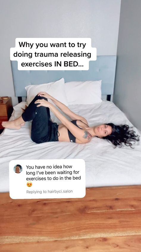 Somatic Release Exercises In Bed, Hip Opening Stretches In Bed, Hip Stretches In Bed, Somatic Hip Opening Exercises, Somatic Hip Release, Somatic Healing Exercises, Somatic Stretches, Exercises In Bed, Somatic Therapy Exercises