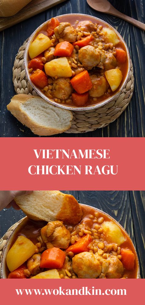 Bring your family together with this all time family favourite that marries Vietnamese and French cuisines together! Our Vietnamese Chicken Ragu recipe is one that you will keep coming back to!  #asianfood #vietnamesefood #comfortfood #chicken #ragu Vietnamese Ragu, Veggie Illustration, Chicken Ragu, Small Kitchen Storage Ideas, Free Guy, Vietnamese Chicken, Ragu Recipe, Kitchen Storage Ideas, Asian Vegetables