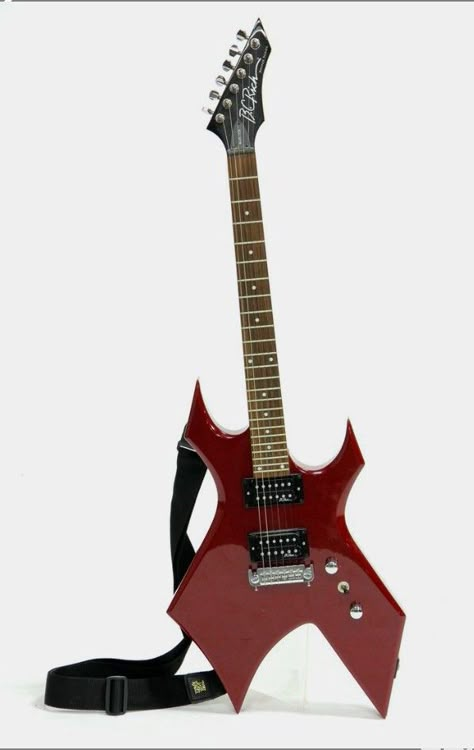 V 2 Guitar, Red Warlock Guitar, B.c. Rich Guitars, Warlock Guitar, Guitar Bodies, Heavy Metal Guitar, Electric Guitar Design, Custom Electric Guitars, Guitar Obsession