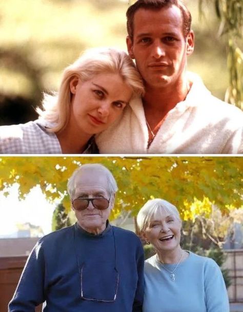 Paul Newman Joanne Woodward, Joanne Woodward, Growing Old Together, Paul Newman, Unique Photo, Couples In Love, Growing Old, Then And Now, Eye Candy