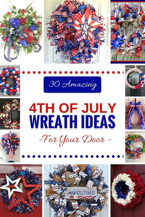 Mesh Spring Wreaths, Red White And Blue Wreath Diy, Patriot Wreaths, 4th Of July Wreaths, Wreaths Deco Mesh, Patriotic Wreath Diy, Blue Wreaths, Deco Mesh Wreaths Diy, Memorial Day Wreaths