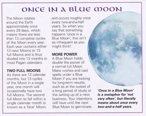 Blue Moon Crystals, Blue Moon Rituals, Full Blue Moon, Moon Activities, Goddess Moon, The Blue Moon, Moon Magick, Moon Spells, Once In A Blue Moon