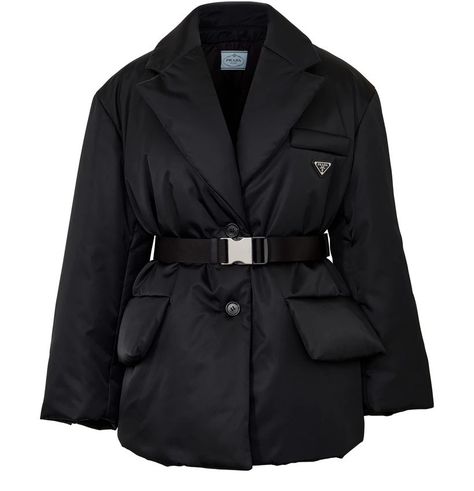 Prada Jacket Women, Sweden Outfit, Styling Lookbook, Prada Coat, Polyvore Clothes, Winter Blazer, Prada Jacket, Elegant Outfit Classy, Luxury Outerwear