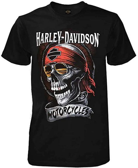 100% CottonMade of soft and pure cottonBasic fit t-shirt that features a crew neckFeatures dealer name with bar and shield logo on the backFeatures a biker skull graphic on the frontAvailable in multiple sizes Harley Davidson Shirts, Harley T Shirts, Cat Info, Shield Logo, Harley Davidson T Shirts, Basic Fit, Skull Graphic, Harley Davidson Shirt, Basic Fits