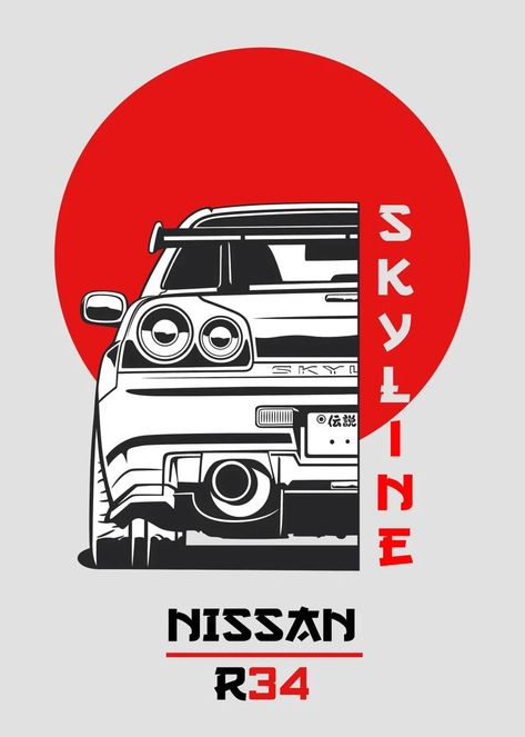 Car Mazda, 80s Japan, Gtr 35, Hd Prints, Nissan Skyline R34, Nissan R34, Car Nissan, Gtr Car, Museum Display