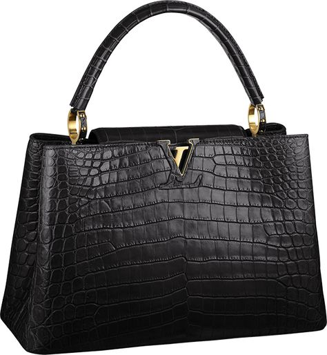 Sac Louis Vuitton, Discount Louis Vuitton, Louis Vuitton Capucines, Lv Bags, Handbag Heaven, Beautiful Handbags, Crocodile Leather, Handbag Shoes, Chanel Handbags