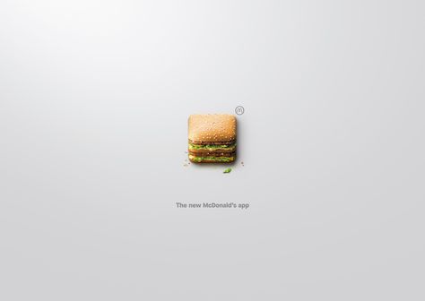 Advertisement by TBWA, Switzerland Food Creative Ads, Ads Photography, Mcdonald's App, Photography Objects, Cannes 2017, Ad Photography, Ad Of The World, Cannes Lions, Creative Advertising Campaign