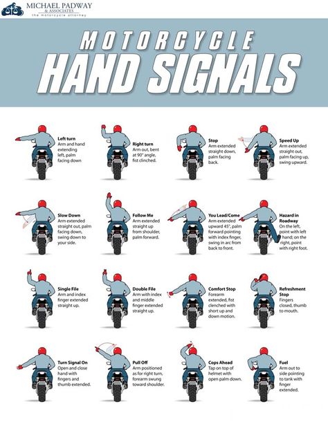 #Motorcycle Hand Signals Motorcycle Humor, Xe Ducati, Мотоциклы Harley Davidson, Motos Bmw, Motorcycle Tips, Motos Harley, Motorcycle Safety, Hand Signals, Biker Quotes