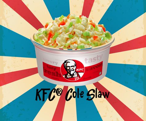 Kfc Salad, Coleslaw Kfc, Kfc Cole Slaw, Kfc Coleslaw Recipe, Clone Recipe, Cole Slaw, Top Secret, Coleslaw, Floating