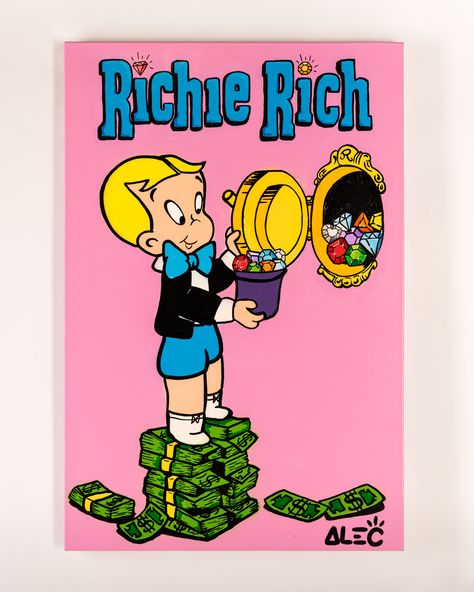 Eden Fine Art curates one of the most highly regarded Art Collections in contemporary art, with gallery favorites from our diverse international artists. Richie Rich Comics, Dagobert Duck, Rich Rich, Alec Monopoly, Rich Art, Richie Rich, Large Oil Painting, Graffiti Wall Art, Daffy Duck