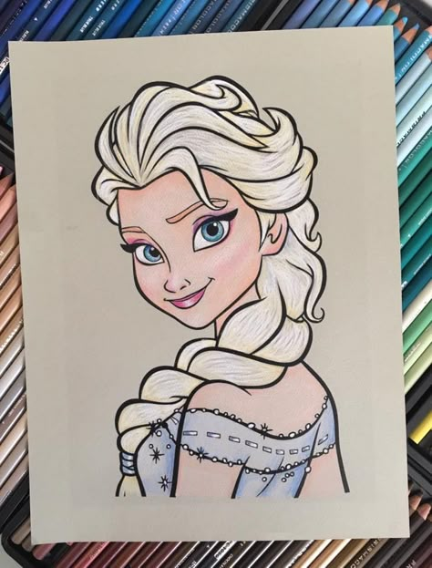 Elsa Canvas Painting, How To Draw Elsa Easy, Elsa Painting Easy, Frozen Painting Easy, Elsa Frozen 2 Drawing, Frozen Elsa Drawing, Elsa Drawing Easy, Elsa Tattoo, Anna Drawing