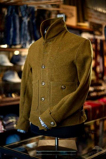 Mens Coat Pattern, Army Blanket, Mens Attire, Wood Buttons, Coat Patterns, Pocket Jacket, Sports Blazer, Cardigan Jacket, Blazer Coat