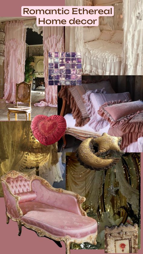 #romanticethereal #romantic #ethereal #essence #kitchener #stylessence #homedecor #house #bedroom #aesthetic #venus #aphrodite Romantic Ethereal Essence, Ethereal Aesthetic Room, House Bedroom Aesthetic, Ethereal Bedroom, Venus Aphrodite, Ethereal Essence, Victorian Bedroom, Dream Wedding Decorations, Dream Apartment Decor