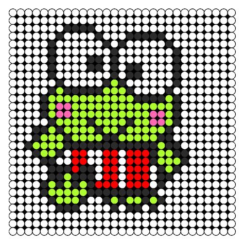 Keroppi Perler Bead Pattern | Bead Sprites | Characters Fuse Bead Patterns Perler Beads Keroppi, Kerropi Perler Beads, Keroppi Perler Bead Pattern, Keroppi Party, Anime Club, Kandi Cuffs, Perler Creations, Pearl Beads Pattern, Fuse Bead Patterns