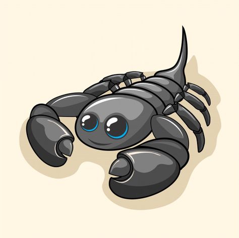 Cartoon Scorpion Tattoo, Cute Scorpion Drawing, Scorpio Cartoon, Cartoon Scorpion, Cute Scorpion, Scorpion Drawing, Wild Shape, Scorpio Tattoo, Fear Factor