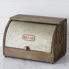 Farmhouse Storage & Organization | Antique Farmhouse Roll Door, Farmhouse Bread Boxes, Wall Basket Storage, Farmhouse Bread, Hanging Wall Baskets, Vintage Bread Boxes, Metal Front Door, Farmhouse Theme, Baskets For Shelves