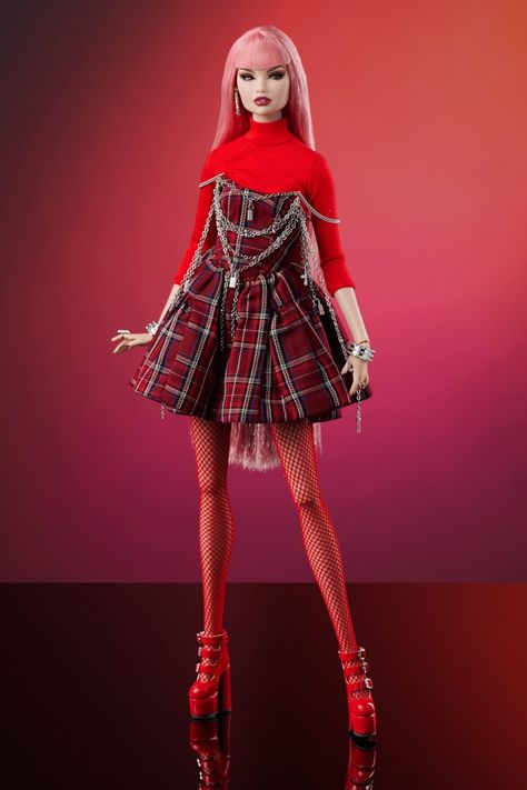 Integrity Toys online event 2023: 7 sins — Fashion Doll Chronicles Blush Hair Color, 7 Sins, Integrity Dolls, Black Thigh High, Fashion Figures, Integrity Toys, Online Event, Doll Stands