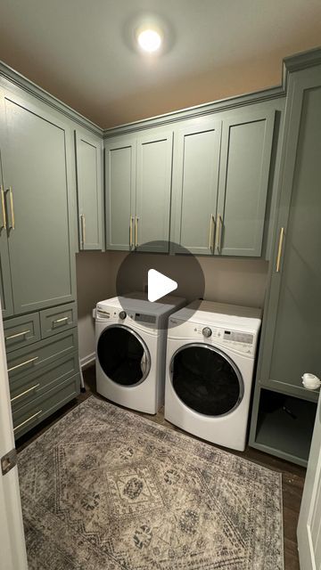 Clayton Juarez on Instagram: "DIYing the crap out of my laundry room Part 6! The cabinets are DONE and I’m here for it. I’m convinced building cabinets is like having children. First you’re like “that sucked I’m never doing it again” but after 6 months you’re like “well they are pretty cute and it wasn’t THAT bad 🤷‍♂️ maybe we should do it again”   #theweekendbuilder #cabinets #diycabinets #laundryroomremodel #diylaundryroom #laundryroomideas" Laundry Cabinet Base, Unfinished Cabinets Laundry Room, Laundry Upper Cabinets, Cat Box Cabinet Laundry Rooms, How To Install Cabinets Laundry Rooms, Taking Doors Off Laundry Cabinets, Laundry Cabinet Ideas, Diy Laundry Room Cabinets, Building Cabinets