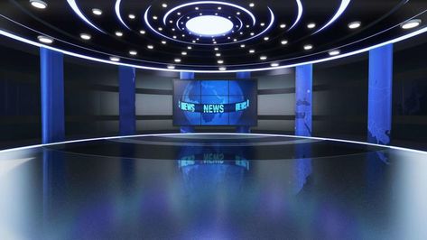 Tv Show Background, News Studio Background, Tv On Wall, Tv Studio, Studio Background, News Studio, Tv Wall, Tv Shows, Tv