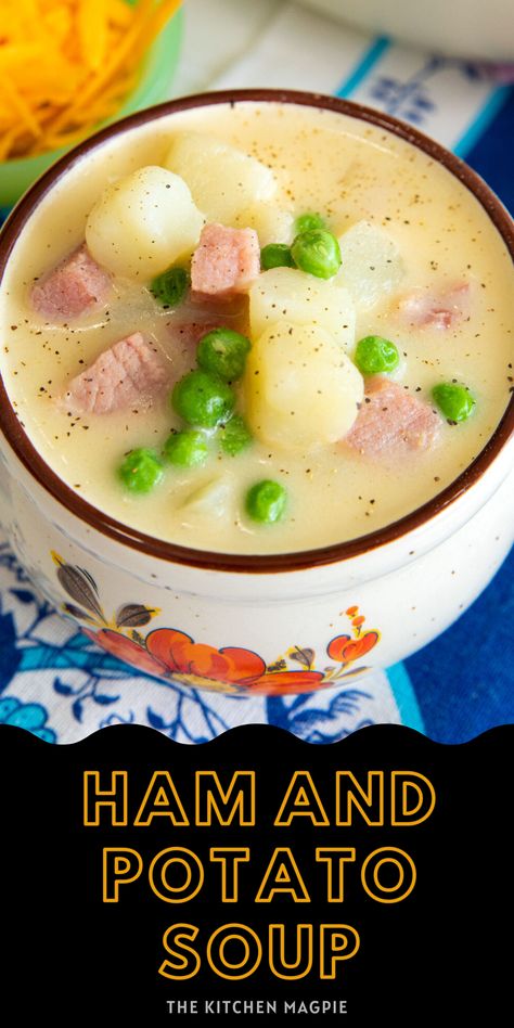 Ham & Potato Soup Hickory Ham, Ham Potato Soup, Fennel Soup, Broccoli And Potatoes, Ham And Potato Soup, Ham Dinner, Ham Potato, Potato Soup Easy, Frozen Potatoes