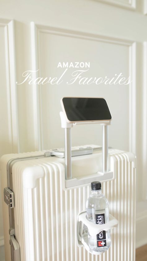 Teresa Caruso, White Luggage, West Elm Coffee Table, Spinner Wheel, Best Travel Bags, Stylish Luggage, Amazon Travel, Travel Finds, Bag Hook