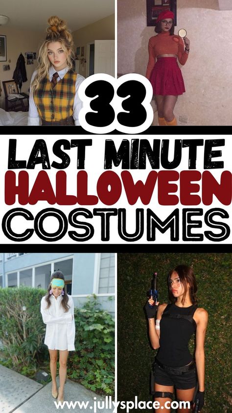 last minute halloween costume ideas, halloween costumes, last minute halloween costumes Easy At Home Costumes For Women, Easy Adult Halloween Costumes For Women, Easy Adult Costumes, Easy Costumes Women, Quick N Easy Halloween Costumes, Easy Adult Halloween Costumes, Easy Last Minute Costumes, Halloween Costumes You Can Make, Adult Women Halloween Costumes