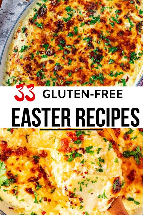 Are you looking for some great gluten free Easter recipes? Well, you've come to the right place! From main dishes to desserts, we've got everything you need to celebrate Easter without gluten. So get ready to enjoy some delicious food this Easter with these 33 Gluten Free Easter Recipes. Gluten Free Easter Dinner, Gluten Free Potluck, Vegetarian Easter, Gluten Free Ham, Healthy Easter Recipes, Easter Dinner Menus, Gluten Free Brunch, Gluten Free Easter, Easter Side Dishes