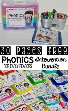 Phonics - phonics activities - phonics games - phonics kindergarten - phonics interventions Minibook Template, Phonics Ideas, Teaching Rules, Phonics Interventions, Intervention Specialist, Homeschool Fun, Kindergarten Phonics, Kindergarten Freebies, Phonics Free