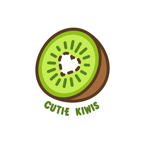 Graphic Artist and Nintendo Enthusiast Kiwi Logo Design, Cute Kiwi Drawing, Kiwi Doodle, Kiwi Cartoon, Kiwi Animal, Kiwi Drawing, Kiwi Logo, Kiwi Tattoo, Cute Black Nails