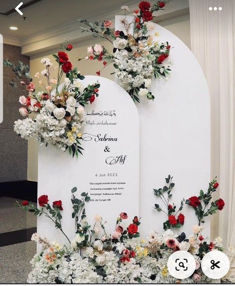 Nikah Decor, Wedding Entrance Sign, Wedding Sign Decor, Reception Entrance, Wedding Background Decoration, Wedding Entrance Decor, Creative Wedding Gifts, Dream Wedding Decorations, Wedding Planning Decor